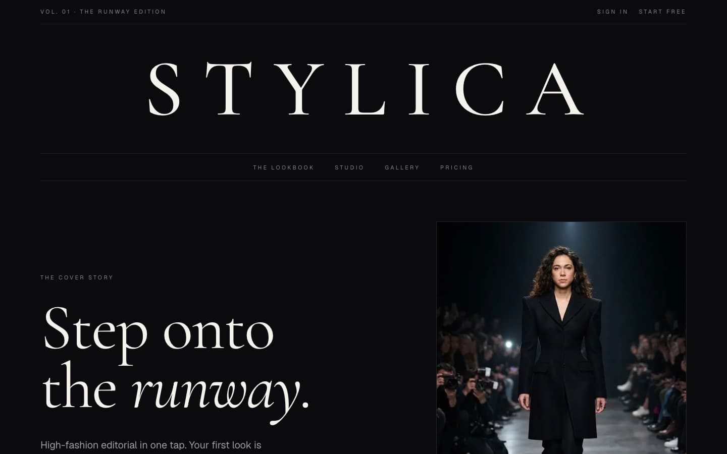 Stylica home page